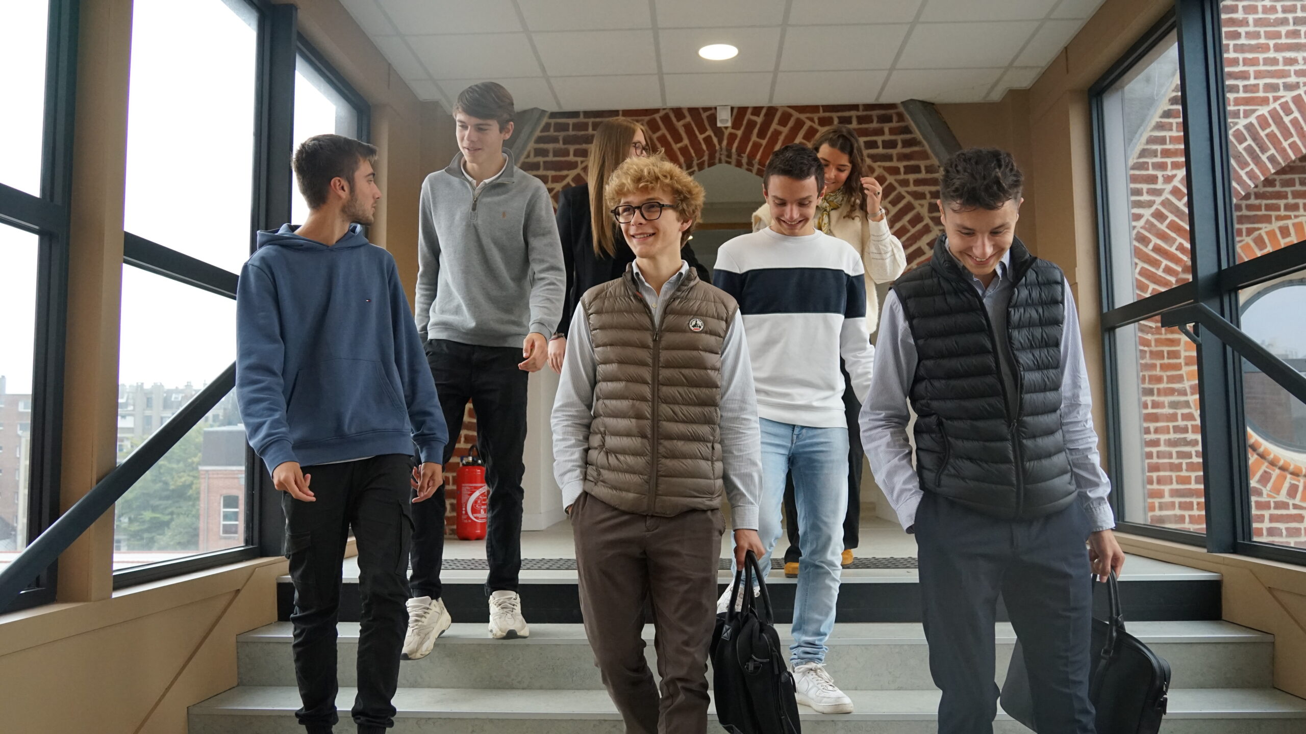Étudiants du MS MDEC au Campus La Salle Lille