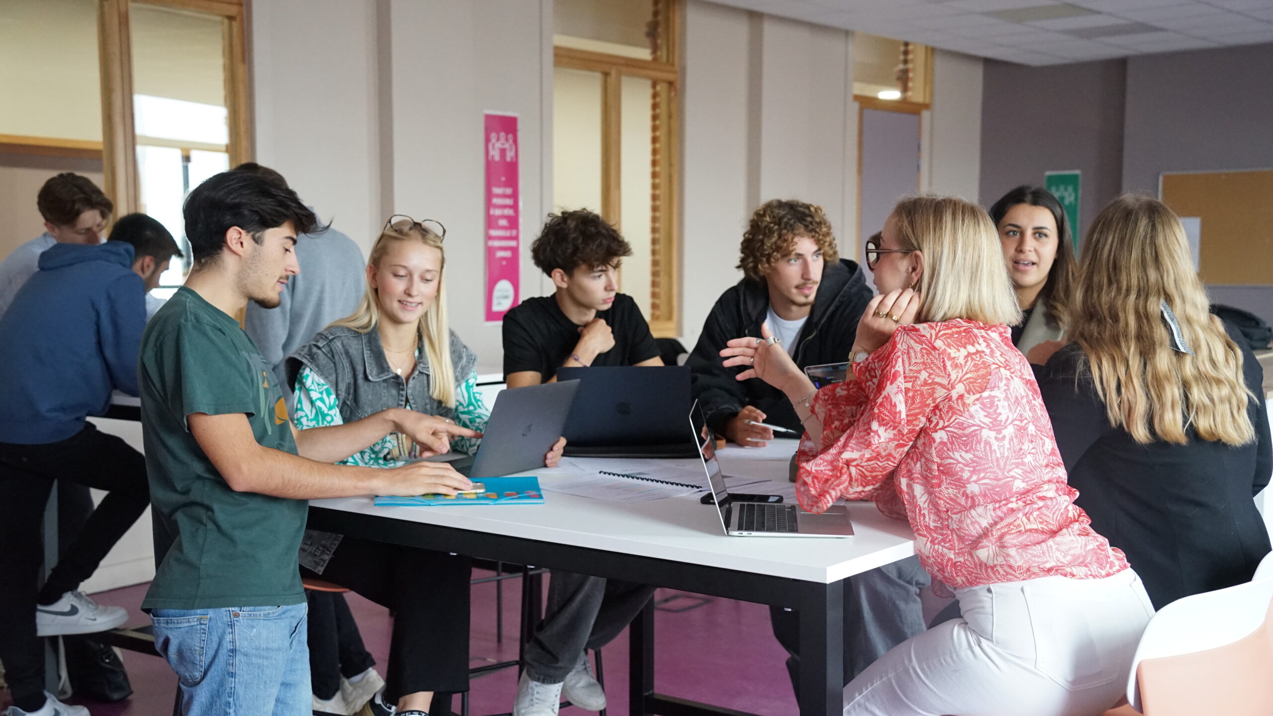 Étudiants du BTS Comptabilité et Gestion au Campus La Salle Lille